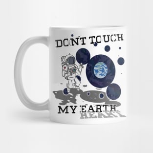 TD - Don't touch my Earth/Heart Mug